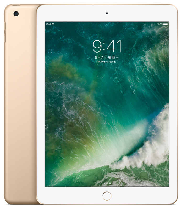 苹果 Apple iPad 平板电脑（128G WLAN + Cellular版/A9 芯片/Retina屏/Touch ID技术 MPG52CH/A） (金色) 