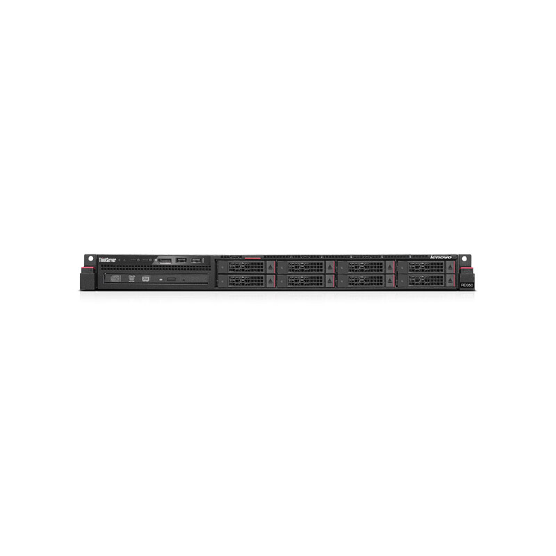 联想（ThinkServer） RD350（E5-2609V4） 2路1U机架式服务器主机 8GB/300G固态/DVD