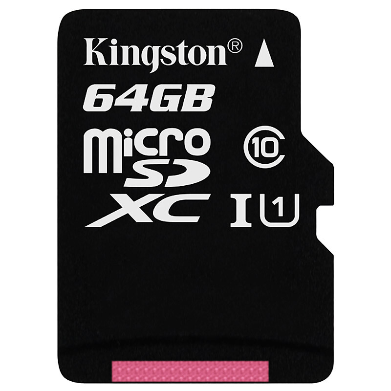 金士顿（Kingston） 内存卡 高速行车记录仪 TF(Micro SD) Class10 UHS-I 手机存储卡（64GB）