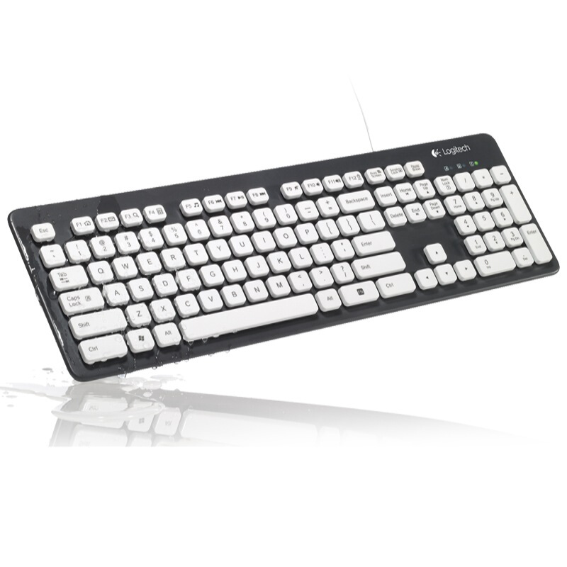 罗技（Logitech） K310 有线水洗键盘（白色） _http://www.szkoa.com/img/sp/283/4ff473dc-6de0-4da7-b824-e553025b9c31.jpg