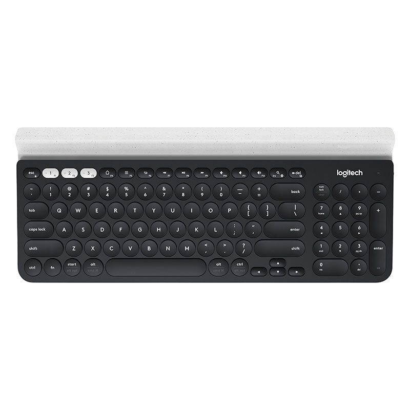 罗技（Logitech） K780 智能无线蓝牙键盘 （黑色）