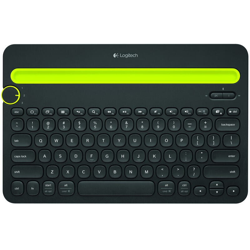 罗技（Logitech） K480 多功能蓝牙键盘（黑色） 