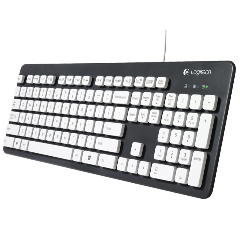 罗技（Logitech） K310 有线水洗键盘（白色） _http://www.szkoa.com/img/sp/283/cc985b2f-7615-41b8-8e6c-57b3568e0348.jpg