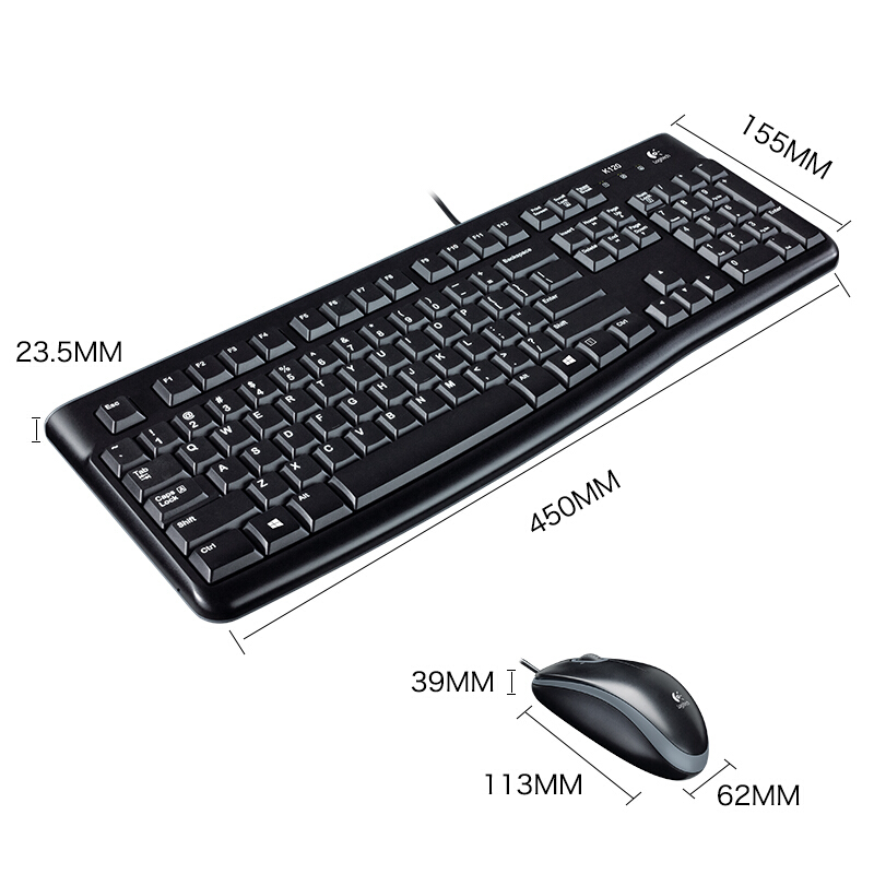 罗技（Logitech） MK120 鼠标键盘套装 三年质保 (黑色) _http://www.szkoa.com/img/sp/283/d74ed968-c39f-4254-9c5f-981e17b5a93e.jpg