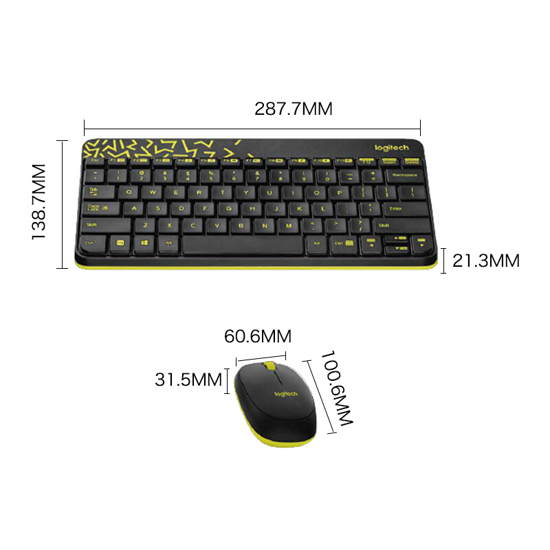 罗技（Logitech） MK245 Nano 无线键鼠套装 小键盘 (黑黄) _http://www.szkoa.com/img/sp/283/e007cf57-e9fe-4af4-96b0-8523c0cdca4a.jpg