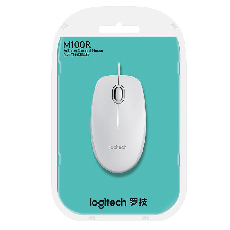 罗技（Logitech） M100r 光电鼠标 即插即用 三年质保 (白色) _http://www.szkoa.com/img/sp/284/0cefc38b-a456-49cb-a569-042d9e5009f3.jpg