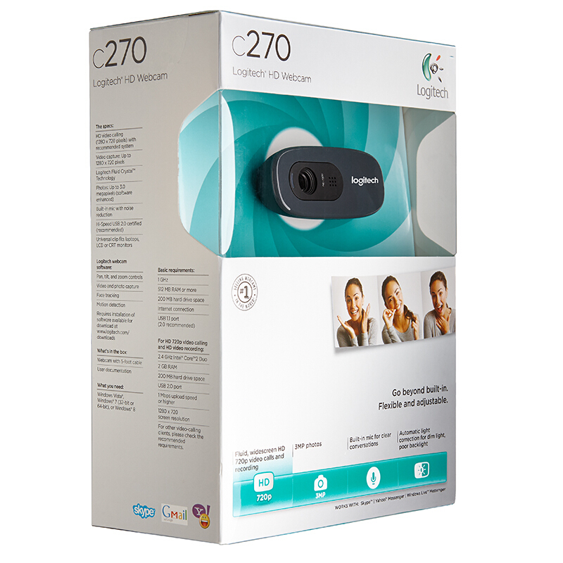 罗技（Logitech） C270 高清网络摄像头 网络课程 远程教育_http://www.szkoa.com/img/sp/285/63b6ace4-5ff1-4a06-826b-ddcdabdca1bd.jpg