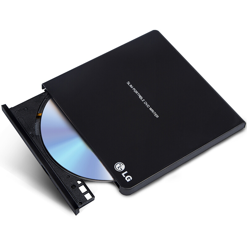 LG GP65NB60 8倍速 USB2.0接口 外置DVD光驱刻录机 黑色 （兼容windows 8和MAC操作系统）
