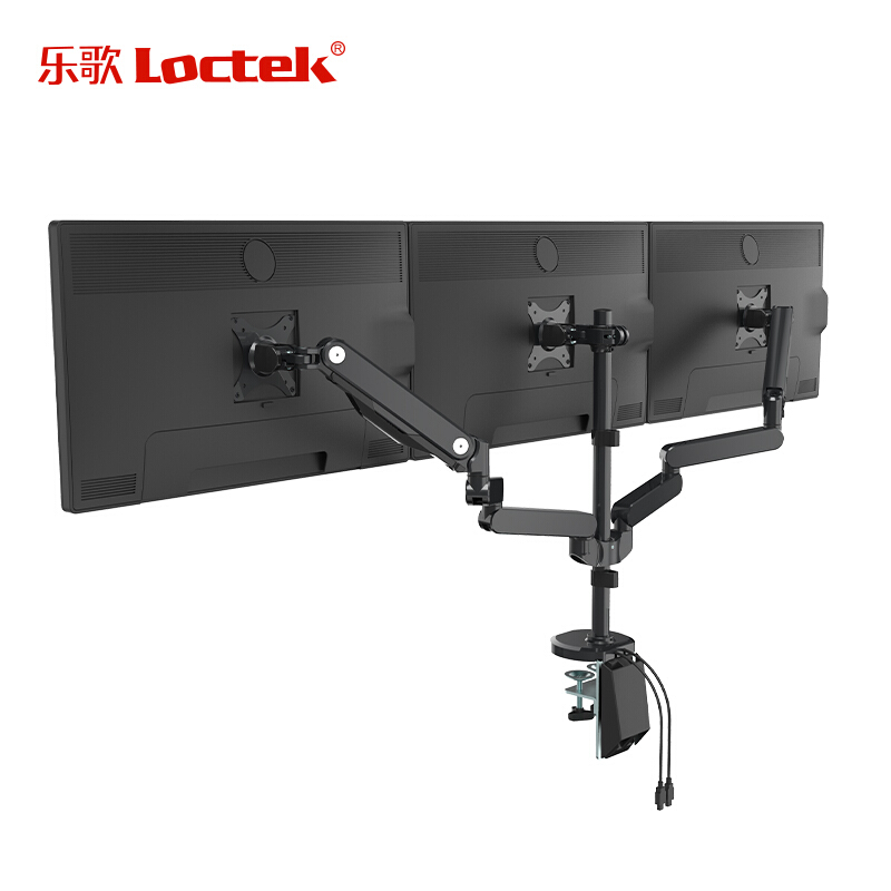 乐歌（Loctek） Q5T 三屏多屏显示器支架电脑支架 旋转升降伸缩支架_http://www.szkoa.com/img/sp/296/11fa9151-0df1-4ae1-9a7e-d19735b2b273.jpg