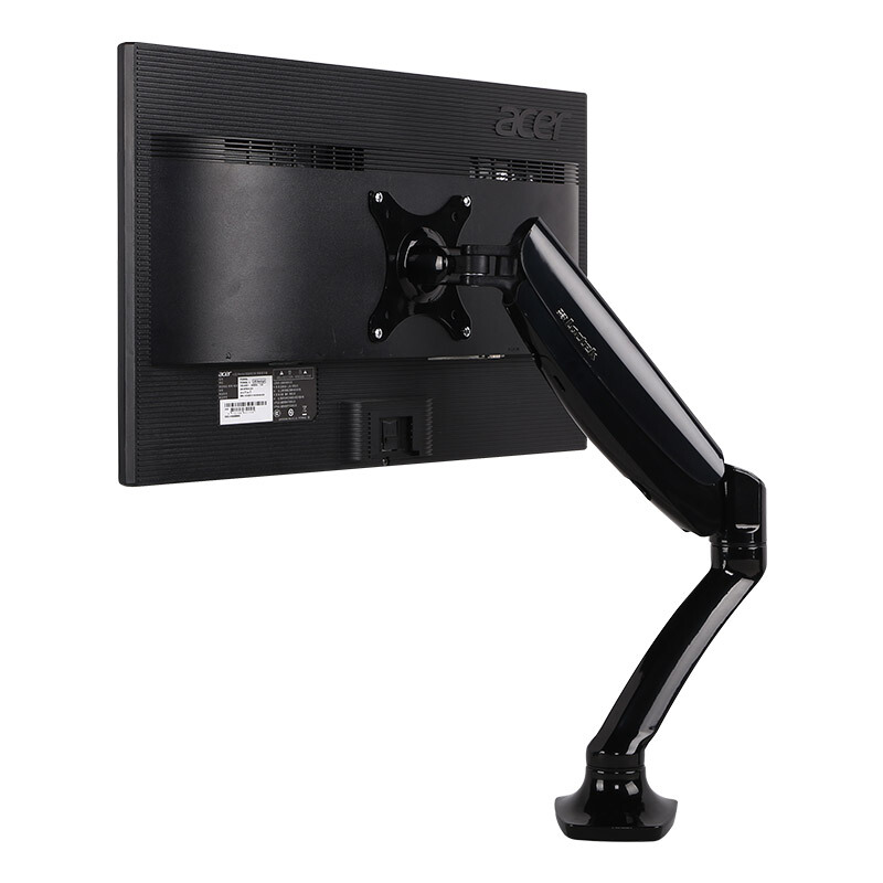乐歌（Loctek） DLB502 显示器支架 桌面旋转升降显示器支架臂 (黑色) 