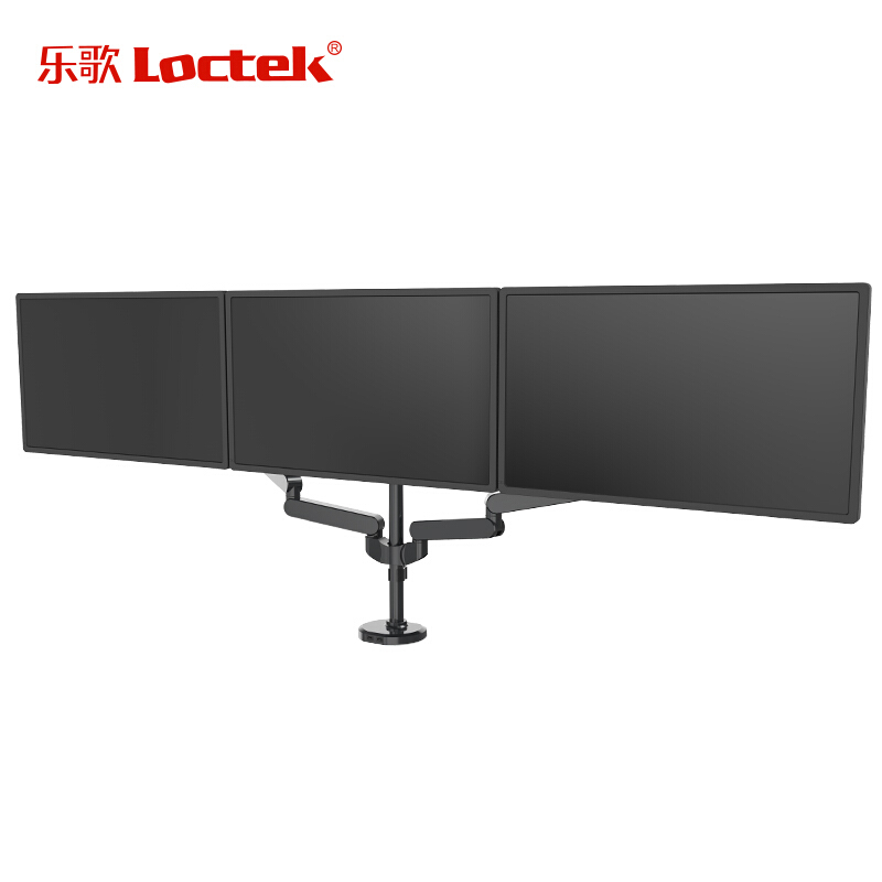 乐歌（Loctek） Q5T 三屏多屏显示器支架电脑支架 旋转升降伸缩支架_http://www.szkoa.com/img/sp/296/fecc0257-6621-4546-8dcd-2c43a5e721e9.jpg