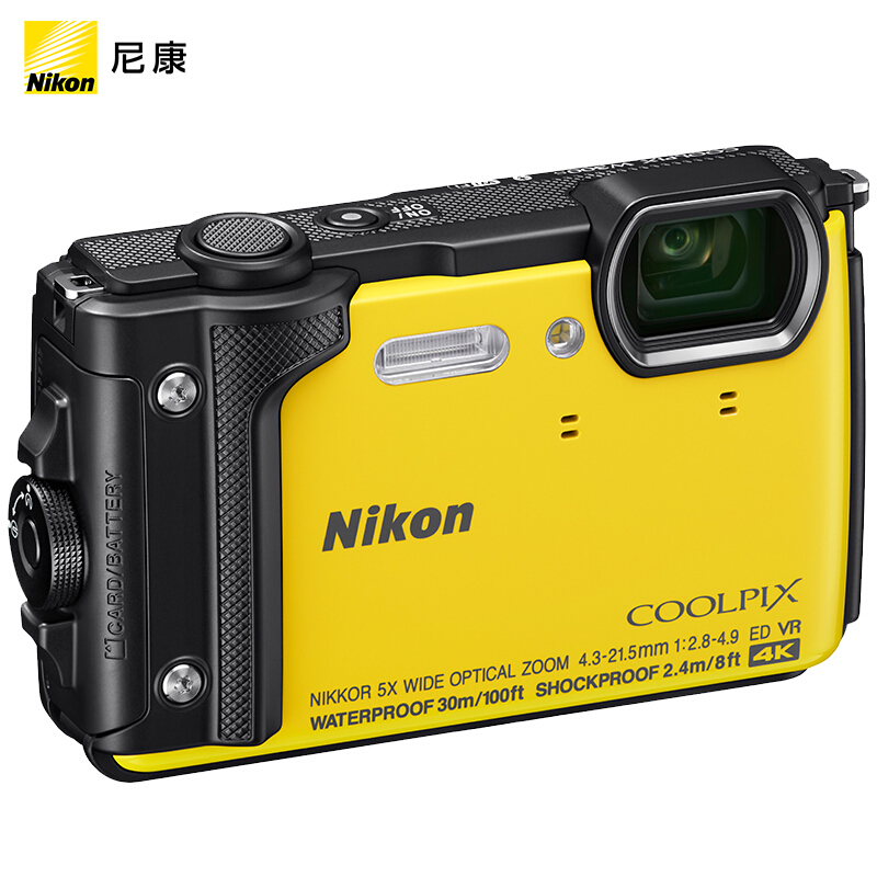 尼康（Nikon） COOLPIX W300s 数码相机（黄色）