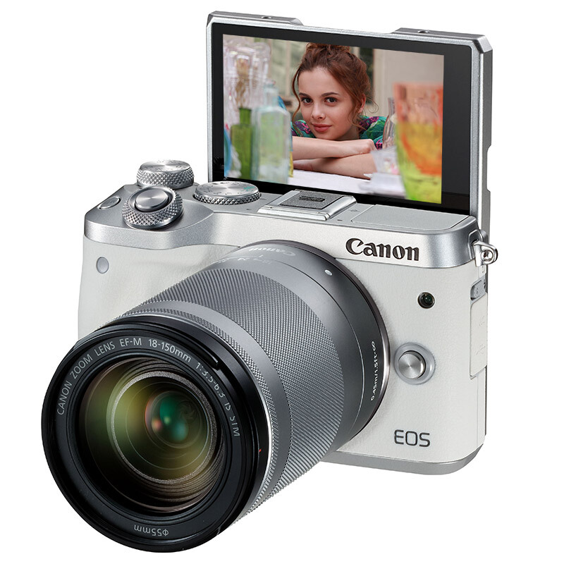 佳能（Canon） EOS M6 可换镜微单照相机（18-150镜头白色套机）