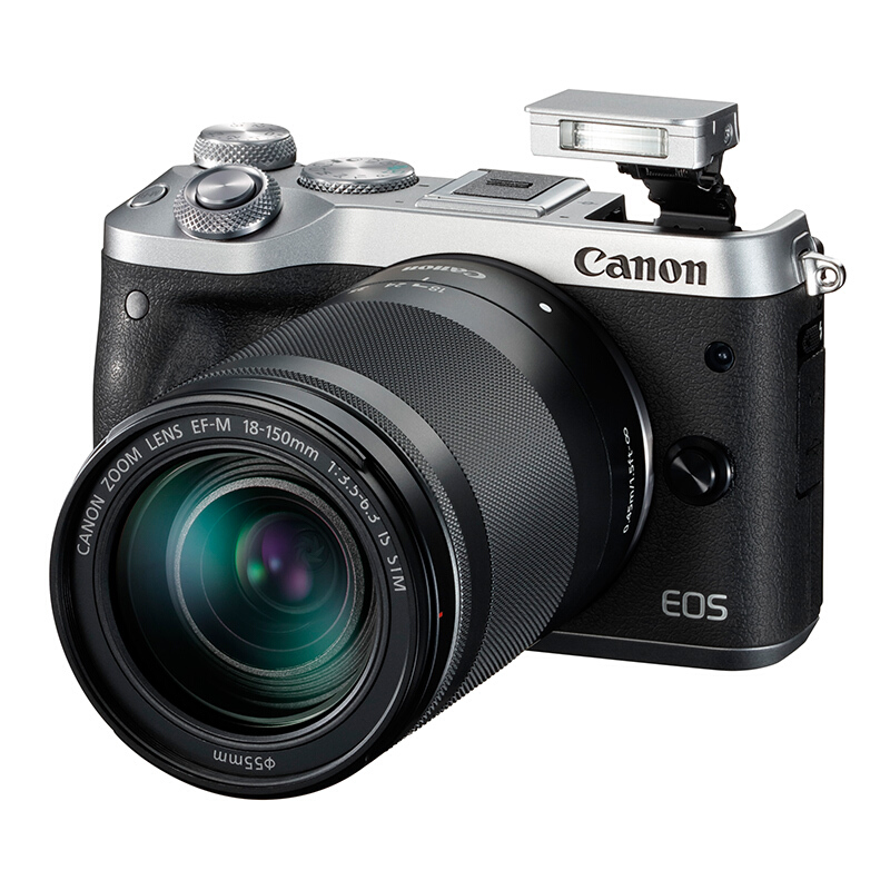 佳能（Canon） EOS M6 可换镜微单照相机（18 -150镜头银色套机）