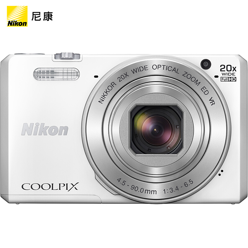 尼康（Nikon） COOLPIX S7000 数码照相机（白色）