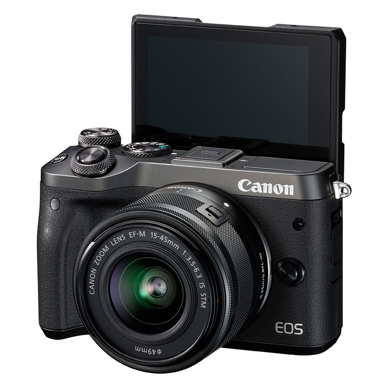 佳能（Canon） EOS M6 可换镜微单照相机（15-45镜头黑色套机）_http://www.szkoa.com/img/sp/307/ae7b8a90-7c8f-40f9-8127-c3bd657fc125.jpg
