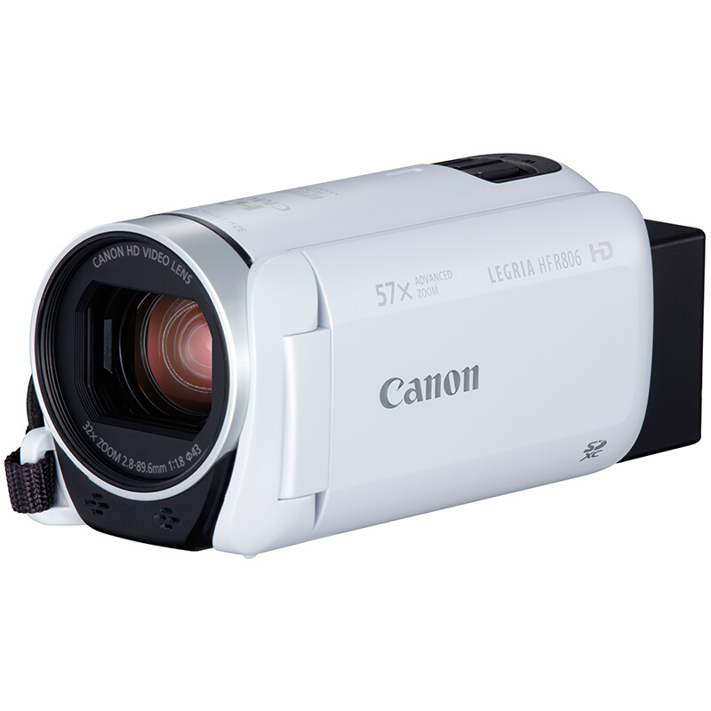 佳能（Canon） HF R806 亲子DV 摄像机 (白色 R806) 