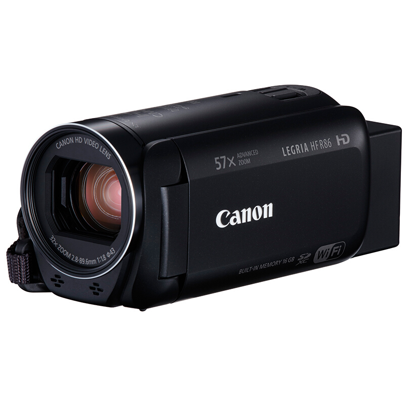佳能（Canon） HF R86 亲子DV 摄像机 (黑色 R86) 