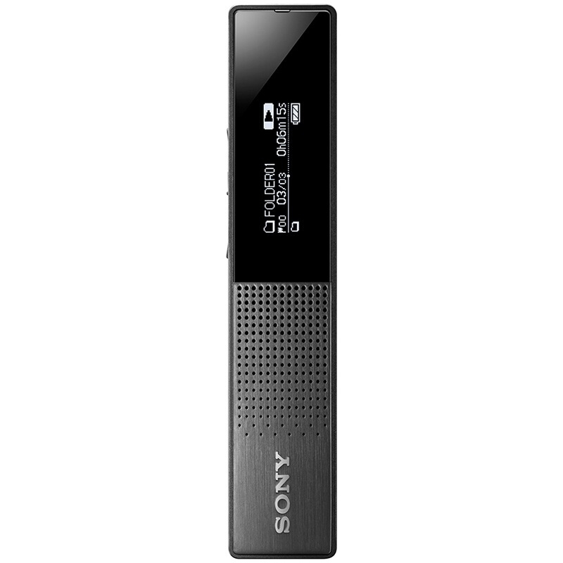 索尼（SONY） ICD-TX650 数码锂电录音棒 16G 黑色 会议录音 迷你易携带TX50升级款（黑色）