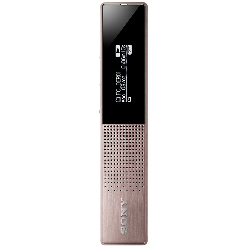 索尼（SONY） ICD-TX650 数码锂电录音棒 16G 黑色 会议录音 迷你易携带TX50升级款（棕色）