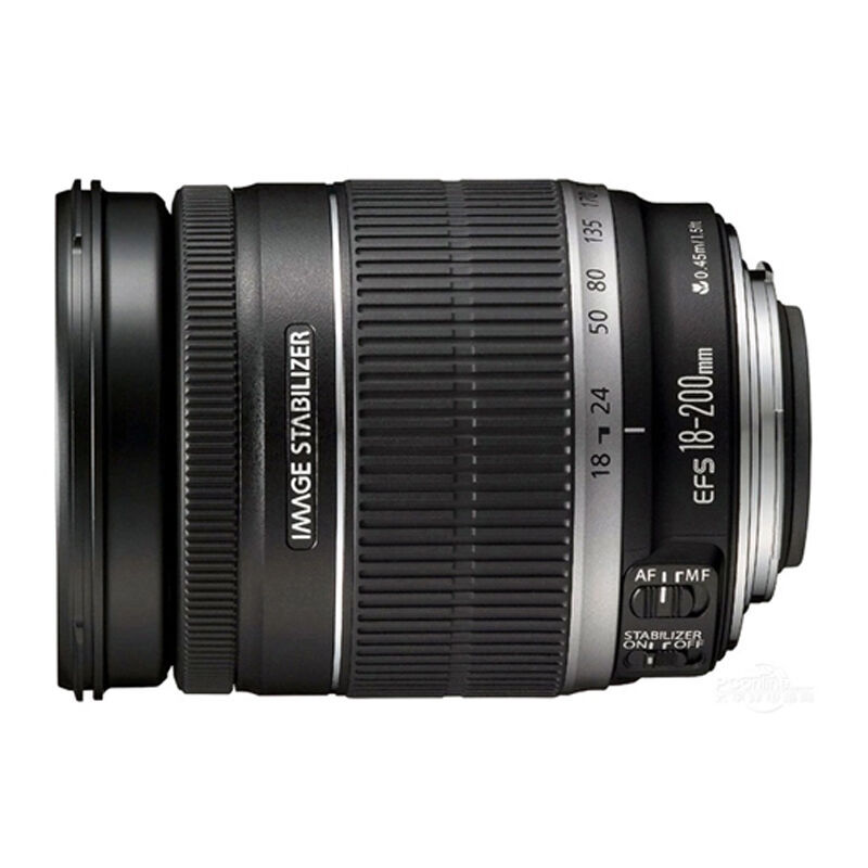 佳能（Canon） EF-S 18-200mm f/3.5-5.6IS 广角到长焦的11倍超大变焦比镜头