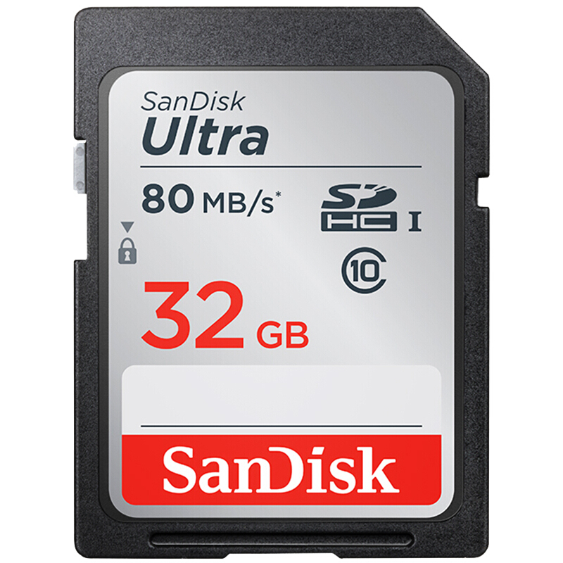闪迪（SanDisk） 32GB 读速80MB/s 至尊高速SDHC UHS-I存储卡 Class10 SD卡