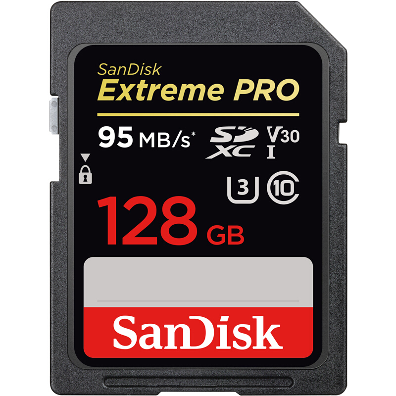 闪迪（SanDisk） 128GB 至尊超极速SDXC UHS-I存储卡 V30 U3 Class10 SD卡