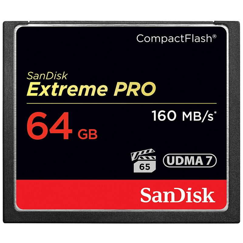 闪迪（SanDisk） UDMA7/64GB 至尊超极速CompactFlash存储卡 CF卡