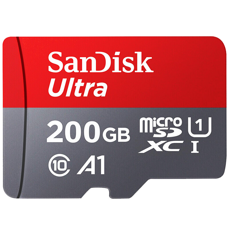 闪迪（SanDisk） A1 读速100MB/s 至尊高速移动MicroSDHC UHS-I存储卡 TF卡 (200GB) _http://www.szkoa.com/img/sp/322/b8edba84-f632-4544-96d5-97f9a05927aa.jpg