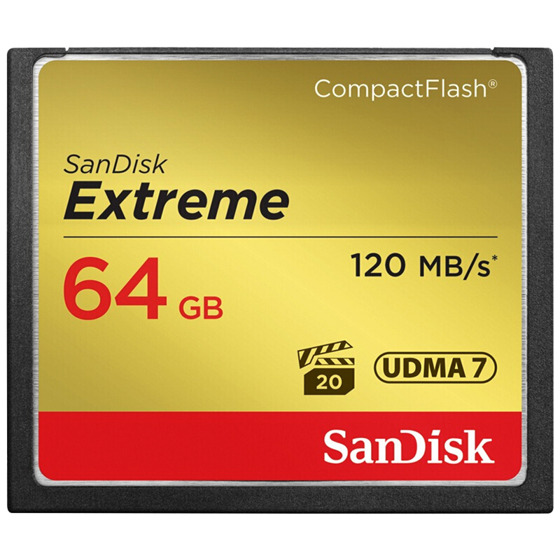 闪迪（SanDisk） 64GB 至尊极速CompactFlash存储卡 UDMA7 CF卡