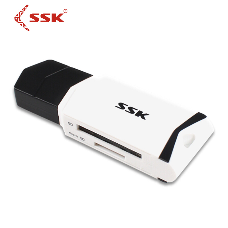 飚王（SSK） SCRM601 多功能二合一读卡器 USB3.0高速读写 支持TF手机内存卡SD相机卡