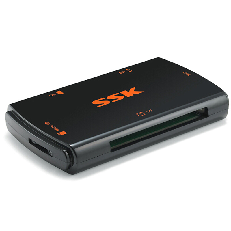 飚王（SSK） SCRM059 多功能合一读卡器 USB3.0高速读写 支持TF/SD/CF/MS手机卡相机卡