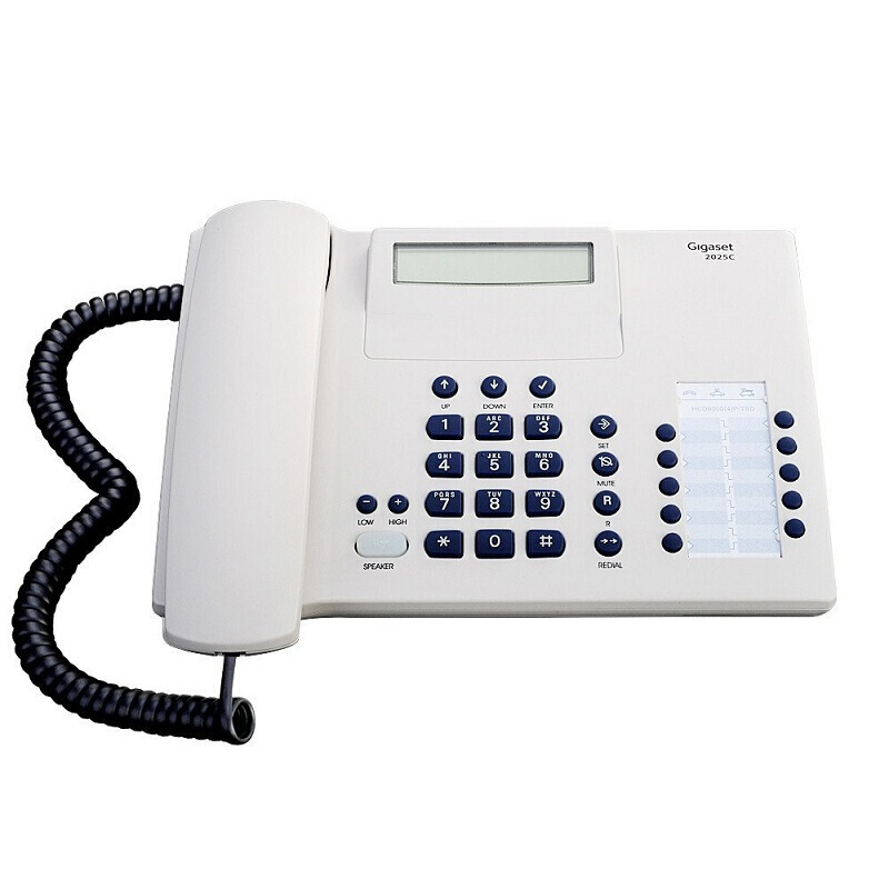集怡嘉（Gigaset） 2025C 原西门子品牌 办公座机 家用电话机 （白色）_http://www.szkoa.com/img/sp/329/5c407c30-c4ac-407e-a81b-3d9377bd8fb5.jpg