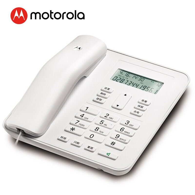 摩托罗拉（Motorola） CT310C 固定有绳电话机座机来电显示免电池大屏幕欧式时尚办公商务家用有线座机（白色）_http://www.szkoa.com/img/sp/329/9f632e43-139a-44fc-87bb-fd3fced39b1d.jpg