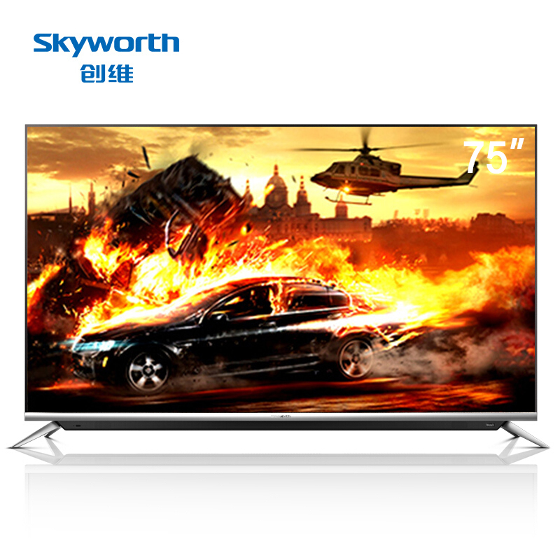 创维（Skyworth） 75G6 4K超高清12核智能网络液晶电视 75英寸/银灰色（座装）