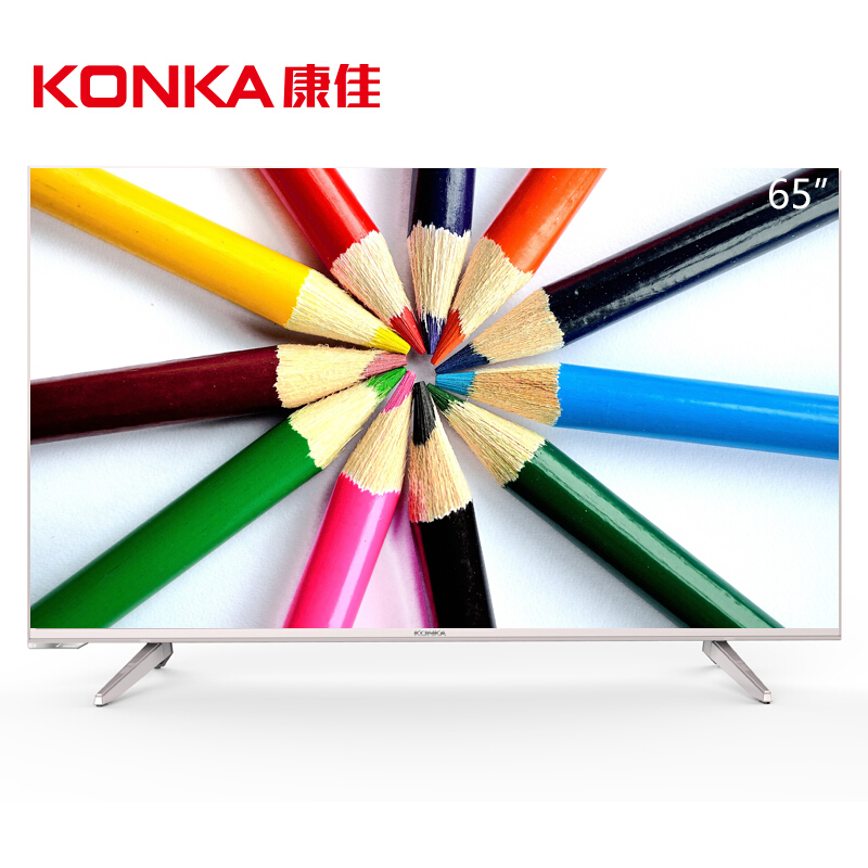 康佳（KONKA） LED65R6000U HDR智能平板液晶电视机