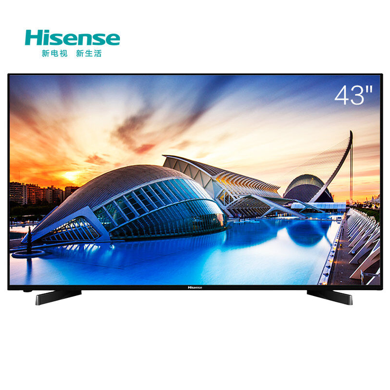 海信（Hisense） LED43H1600Y 43英寸 平板液晶电视 LED彩电WIFI（黑色）