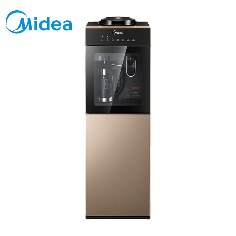 美的（Midea） YL1102S-X 立式家用冷热型双封闭门 外置沸腾胆压缩机制冷饮水器