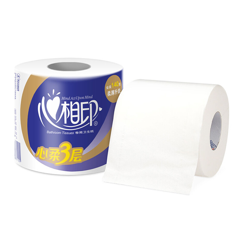 心相印（Mind Act Upon Mind） BT910 3层空芯卷纸卫生纸140g*10卷_http://www.szkoa.com/img/sp/382/3c8bf95e-a751-4e77-ae30-23cf78cbb92a.jpg