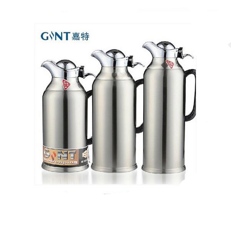 嘉特（GiNT） 3041-130 不锈钢热水瓶 鸭嘴保温暖水壶 高硼玻璃内胆家用 开水保温壶 