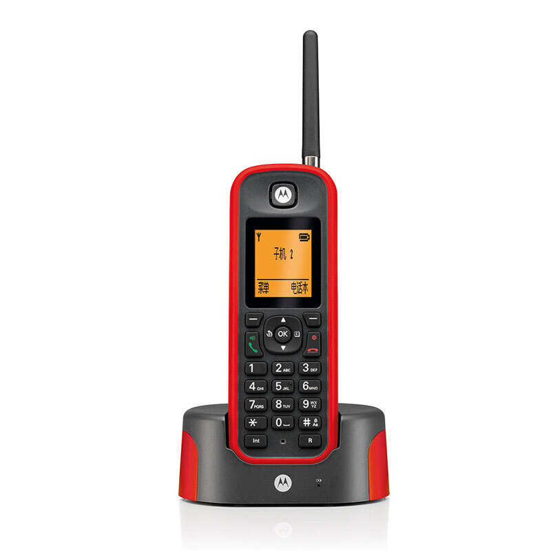 摩托罗拉（Motorola） O202C 电话机 远距离数字无绳套装 橙色背光电话簿中英文显示菜单可扩展 无线座机 （红色）_http://www.szkoa.com/img/sp/764/030434cc-b636-4888-8121-0b5dfa425656.jpg