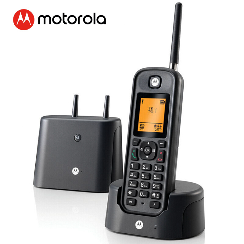 摩托罗拉（Motorola） O201C 电话机 远距离数字无绳单机 橙色背光电话簿中英文显示菜单可扩展 无线座机（黑色）_http://www.szkoa.com/img/sp/764/3b5f1f3a-e2ed-47b3-ada1-74917c389914.jpg