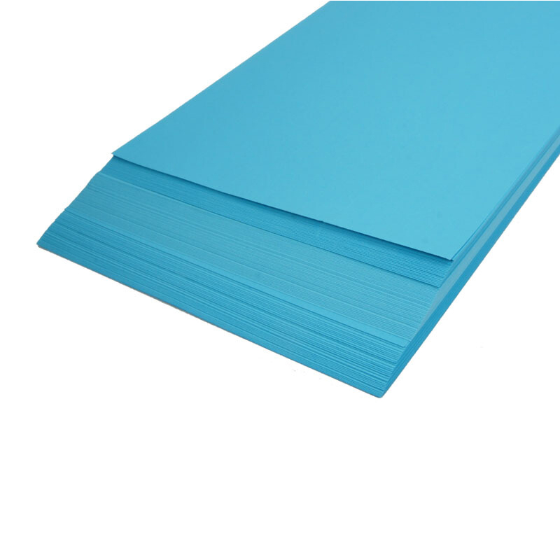 国产 A4 120G 彩色卡纸 100张/包（蓝色A4）