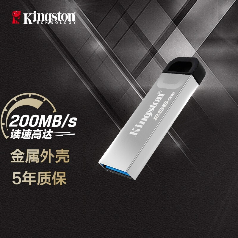 金士顿（Kingston）USB 3.2 Gen 1 U盘 DTKN256G_http://www.szkoa.com/newimg/C202303/1679462962510.jpg