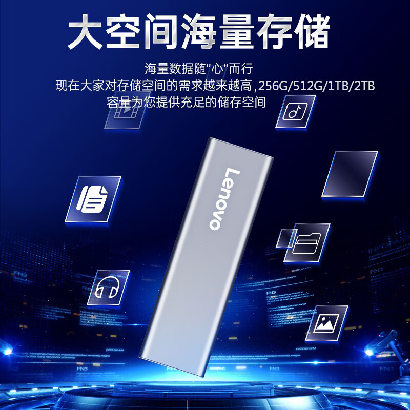 联想（Lenovo)1TB 移动硬盘（PSSD）Type-c USB3.1接口 逐星系列 ZX1 银色_http://www.szkoa.com/newimg/C202310/1697510045768.jpg