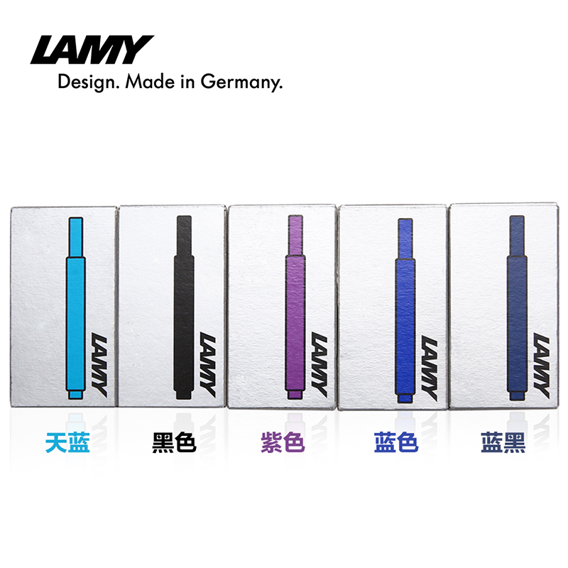 凌美（LAMY） 狩猎者/恒星钢笔墨胆 墨囊 墨水笔一次性笔芯替换5支装 T10 黑色_http://www.szkoa.com/newimg/C202311/1699434720843.jpg